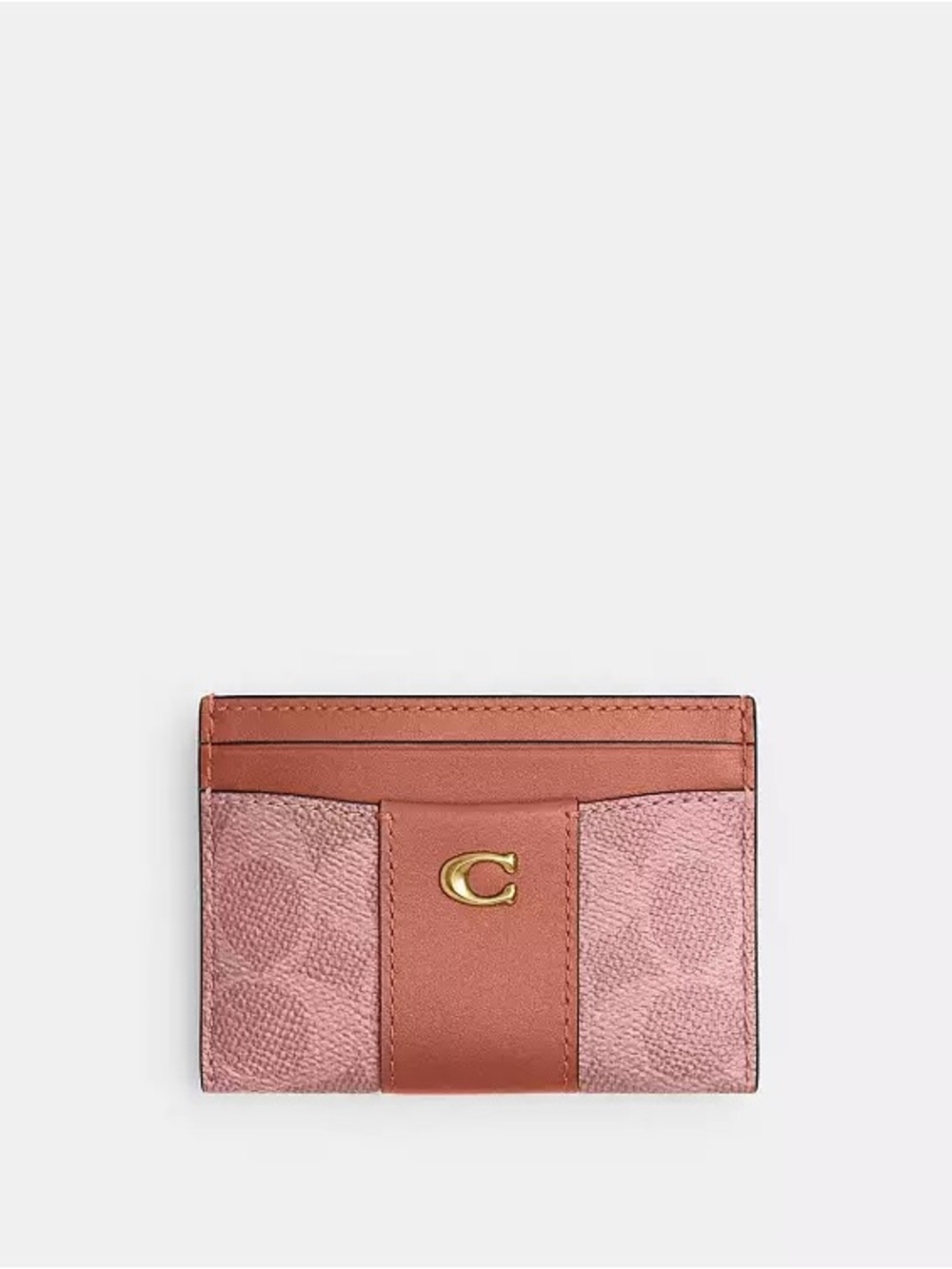 🎀COACH~Essential Card Case In Signature Canvas